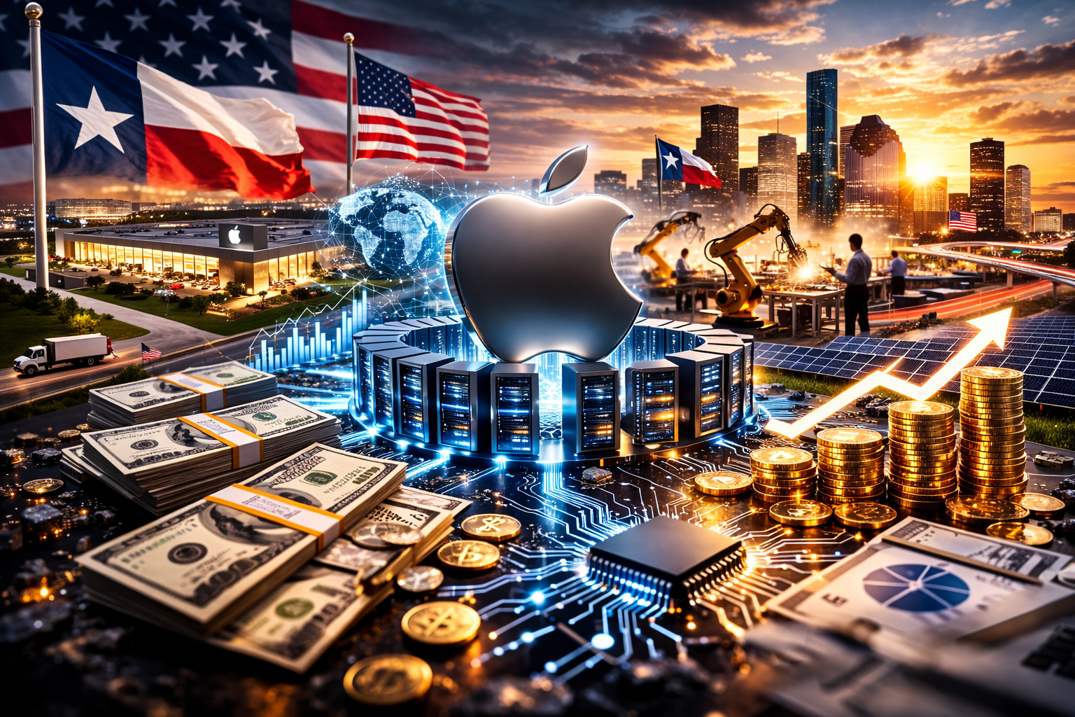Apple, investimenti per 500 mld negli USA. Server AI, 20.000 posti di lavoro e supporto alla ricerca e sviluppo