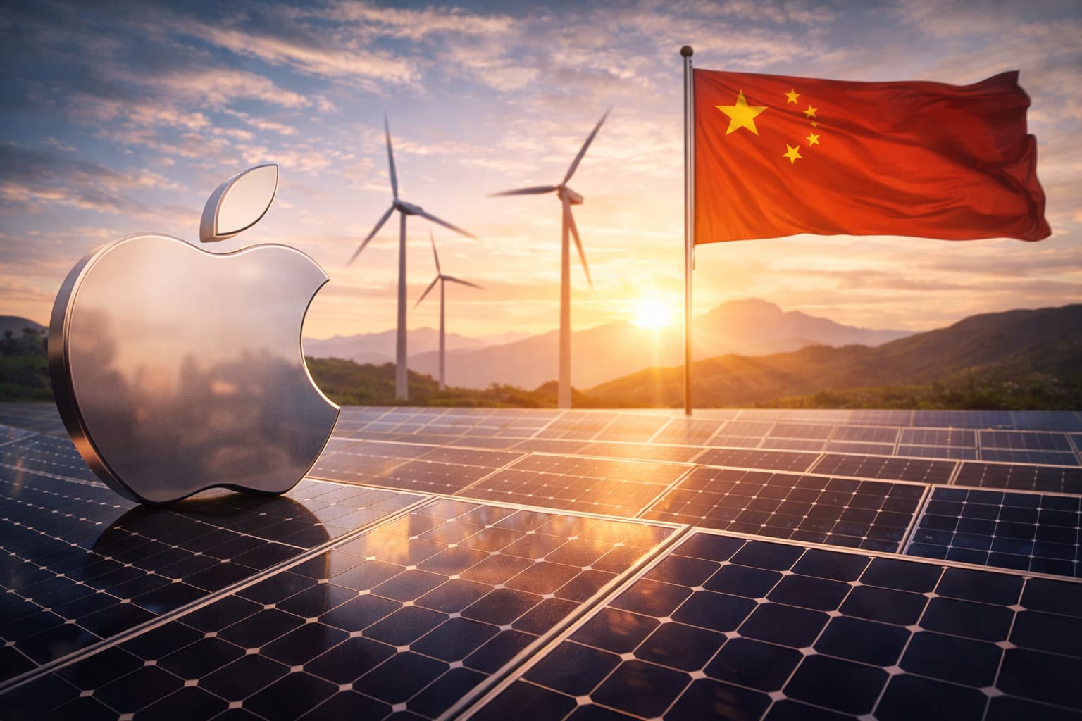 Apple investe 99 milioni di dollari in un nuovo fondo per l’energia pulita in Cina