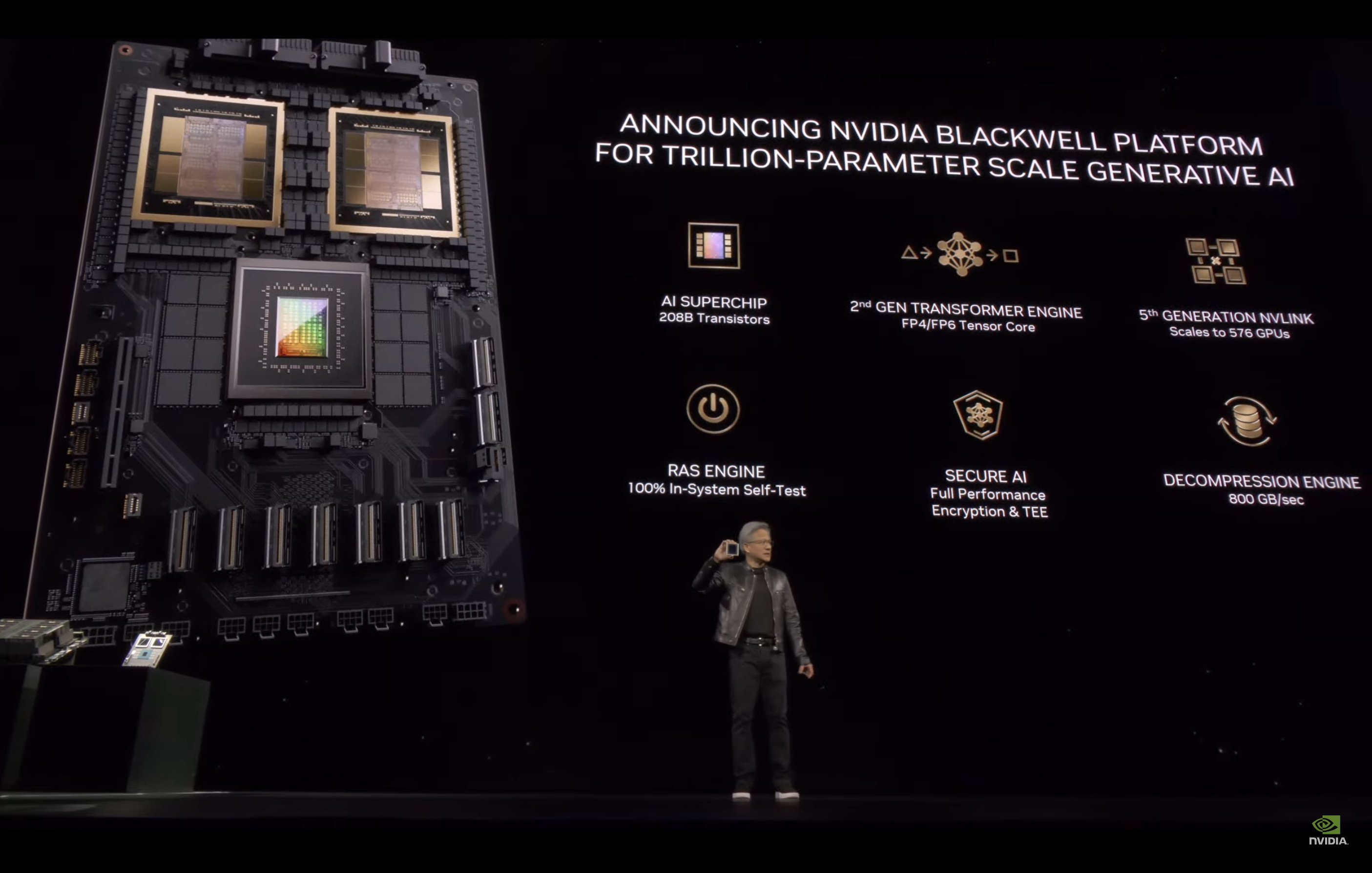 Nvidia lancia Blackwell, il nuovo chip che rivoluziona l’intelligenza artificiale