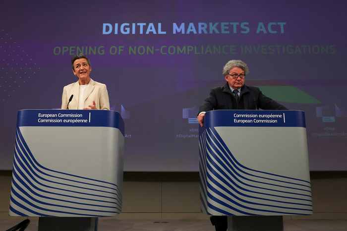 Apple e Meta nel mirino dell’UE. In arrivo sanzioni per violazioni del Digital Markets Act