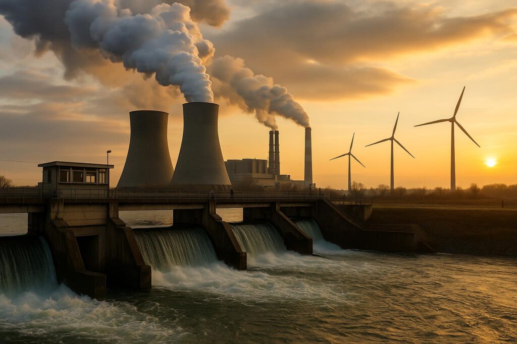 Europa verso una maggiore dipendenza da gas e carbone nell’estate 2025: crisi idrica e venti deboli mettono sotto pressione il sistema energetico
