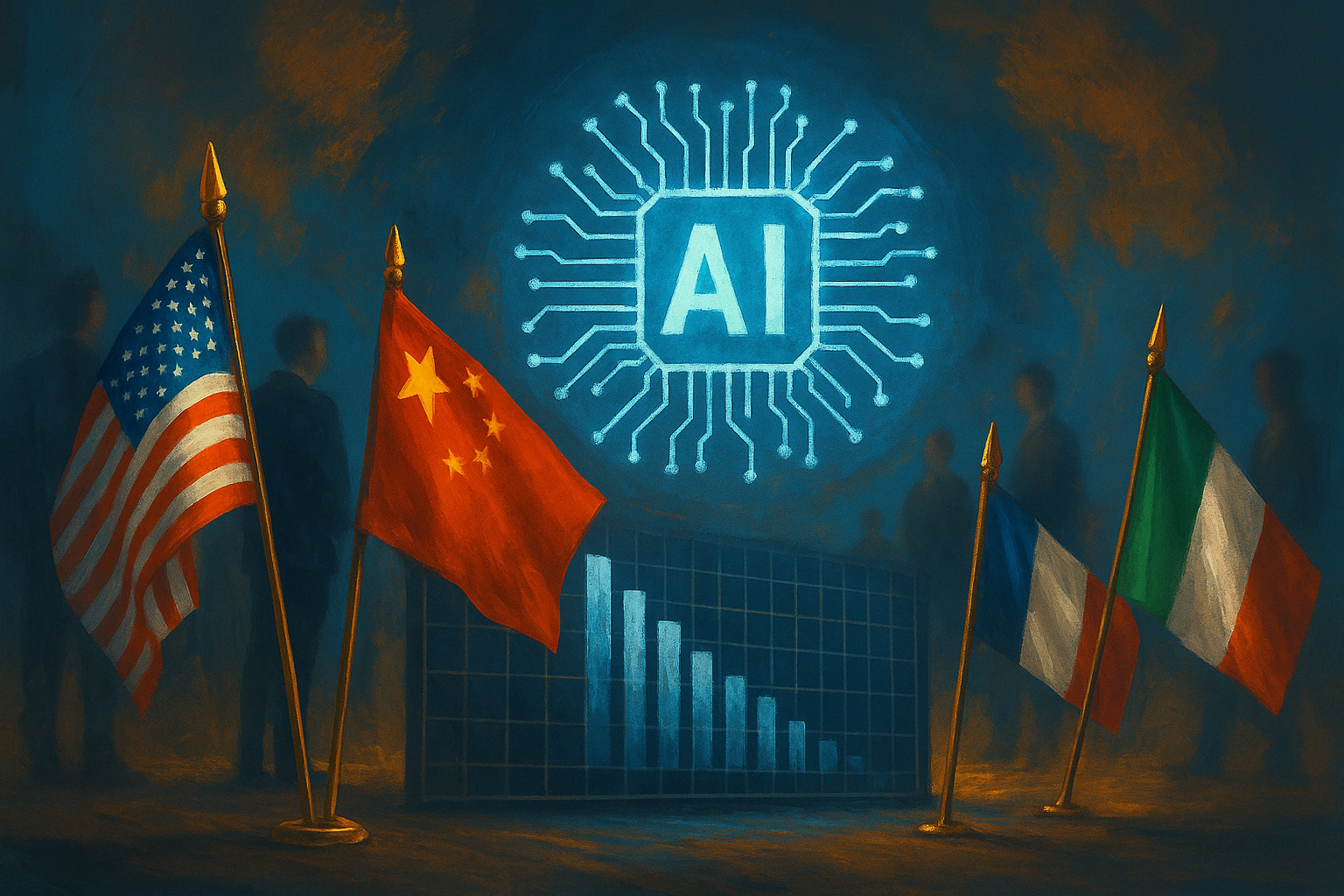 Gli investimenti nell’Intelligenza Artificiale nel mondo: chi spende di più e dove e il ruolo dell’Italia