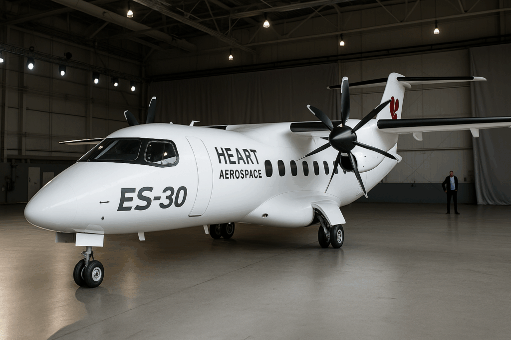 Heart Aerospace trasferisce la sede negli Stati Uniti: nuova strategia per sviluppare l’aereo elettrico ES-30 e rafforzare l’industria dell’aviazione sostenibile