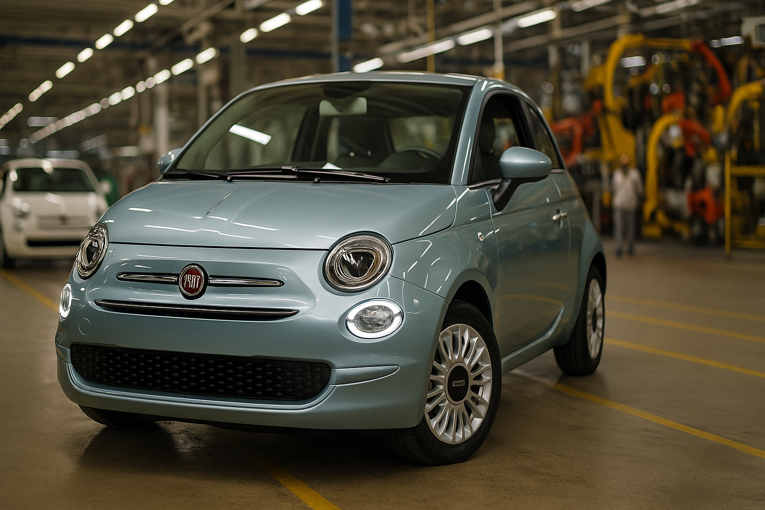 Stellantis rilancia la Fiat 500: la produzione della versione ibrida parte da Mirafiori a novembre