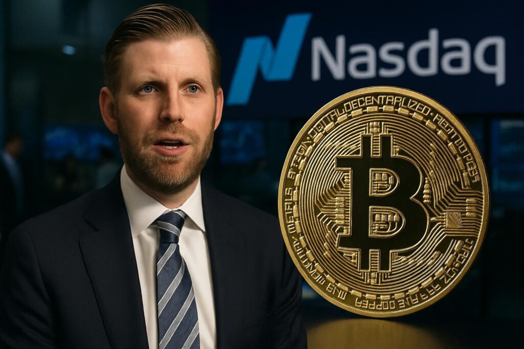 Nasdaq accoglie American Bitcoin: i figli di Trump spingono il mining USA attraverso una fusione con Gryphon Digital