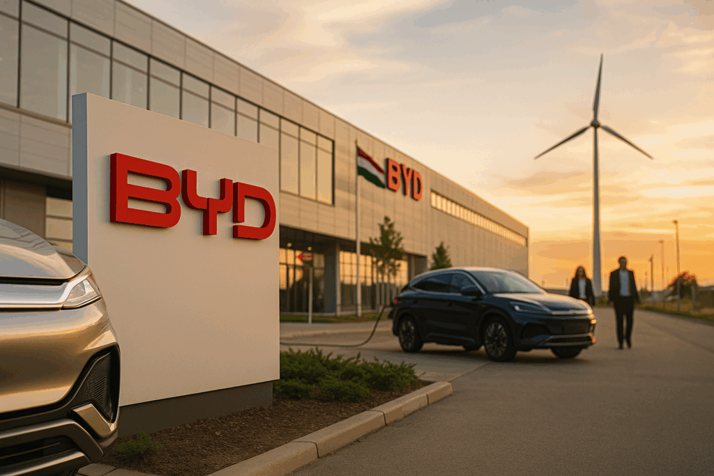 BYD rafforza la sua presenza in Europa: in Ungheria il nuovo centro continentale per vendita, sviluppo e test dei veicoli elettrici