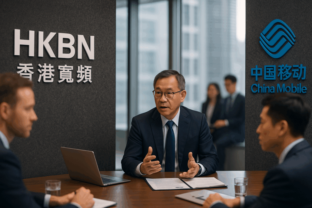HKBN resiste all’offerta di China Mobile: il nodo valutazione e lo spettro della concorrenza internazionale