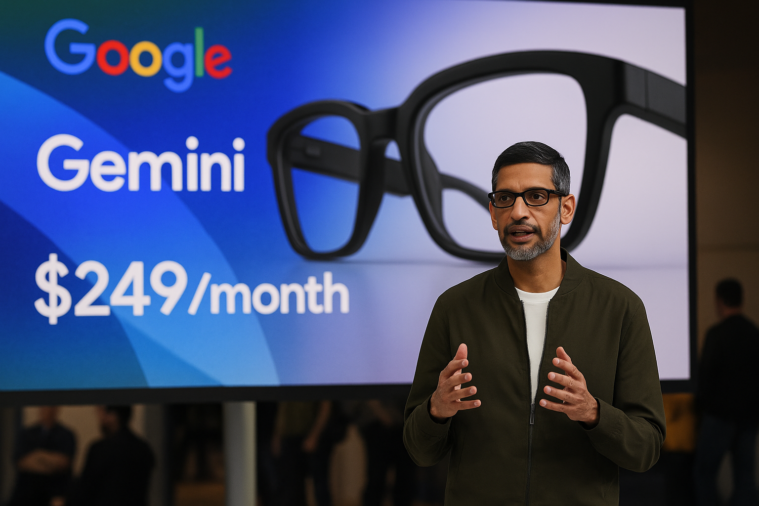 Google accelera sull’Intelligenza Artificiale: Gemini, smart glasses e un piano Ultra da 249 dollari al mese per sfidare OpenAI
