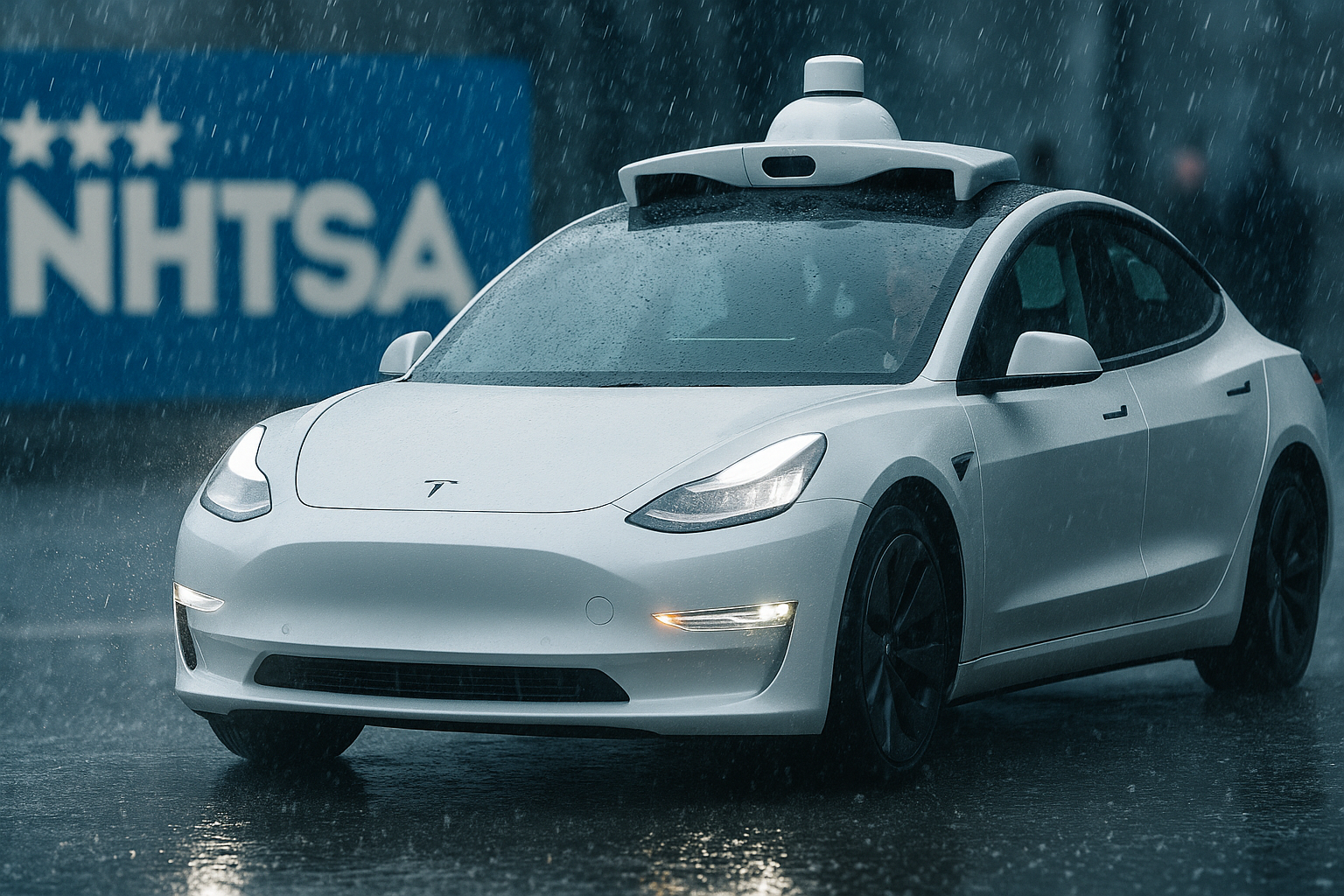 Tesla Robotaxi: le autorità statunitensi indagano sulla sicurezza del servizio in condizioni meteo avverse