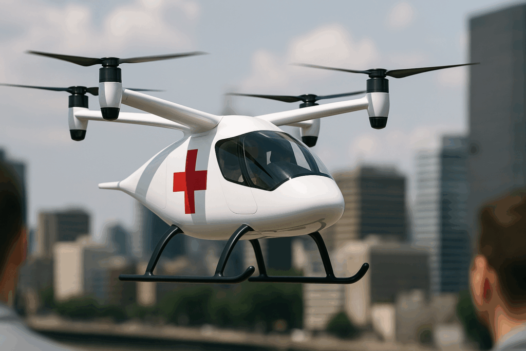 CraneAERO, l’eVTOL sviluppato da una università inglese specifico per le missioni di soccorso