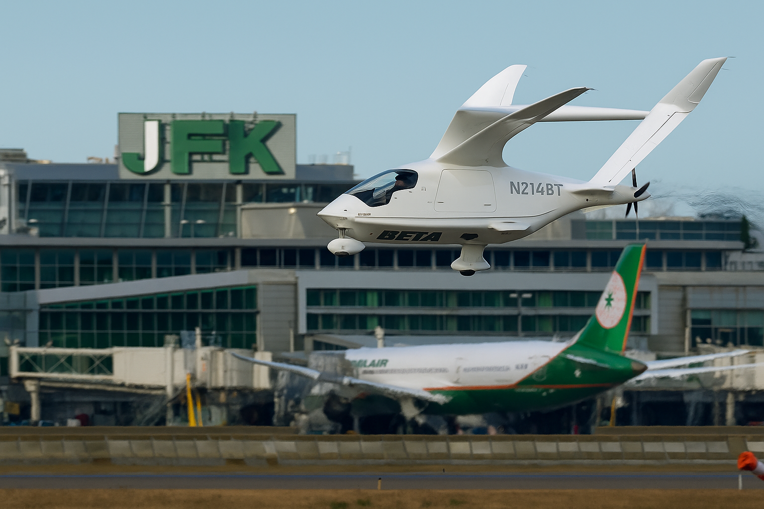 Al JFK di New York atterra con successo il primo aereo elettrico