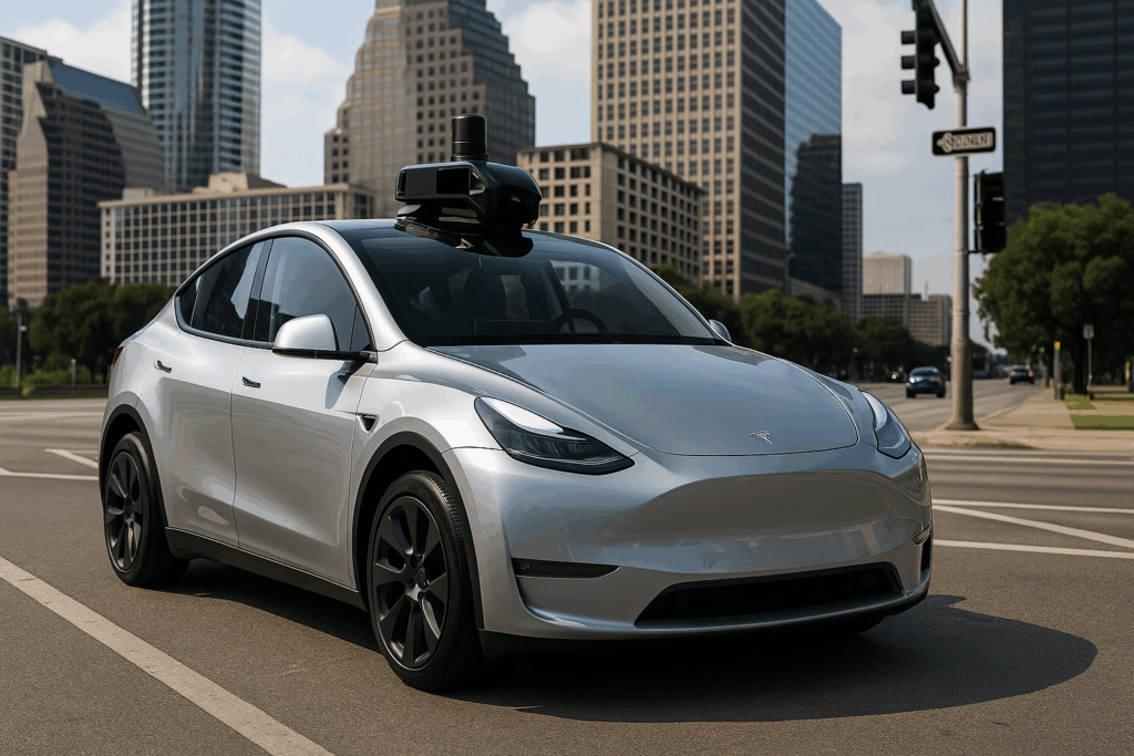Tesla inaugura l’era della consegna autonoma: prima auto senza conducente recapitata a un cliente