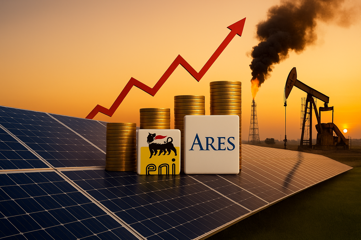 Eni accelera su transizione energetica e gestione del rischio geopolitico: operazioni strategiche tra Europa e Medio Oriente