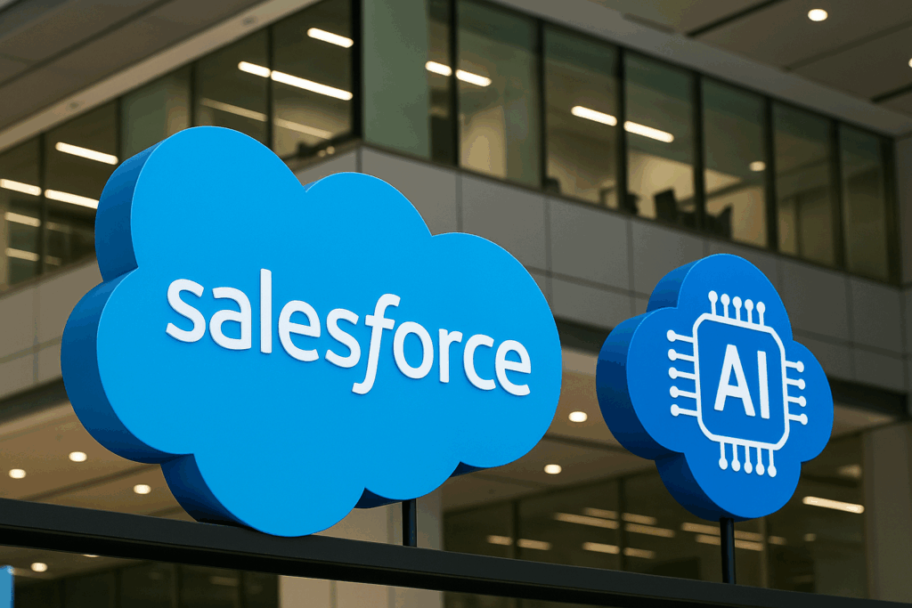 Salesforce: fino al 50% del lavoro è ora svolto dall’IA. La rivoluzione operativa è già realtà