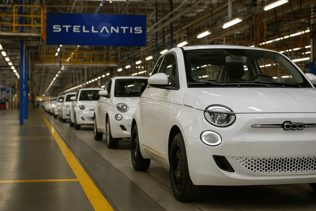 Stellantis, crollo della produzione in Italia nel primo semestre 2025: -27%