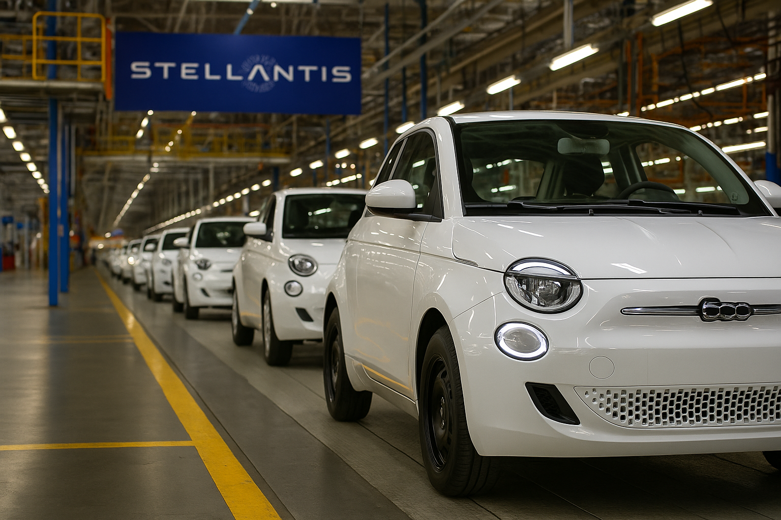 Stellantis, crollo della produzione in Italia nel primo semestre 2025: -27%