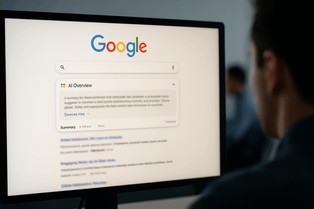 L’impatto dei riassunti AI di Google: il traffico verso i siti web crolla fino al 50%