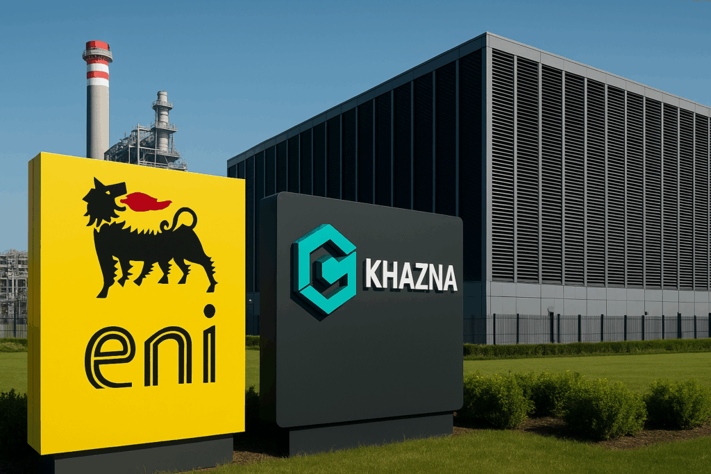 Eni e Khazna insieme per il primo campus data center a basse emissioni in Italia: 500 MW vicino Milano