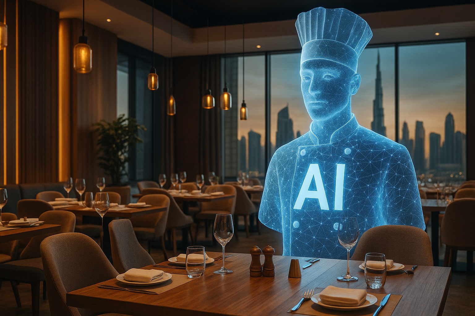 WOOHOO e l’era della cucina computazionale: a Dubai debutta il primo ristorante progettato da un’intelligenza artificiale