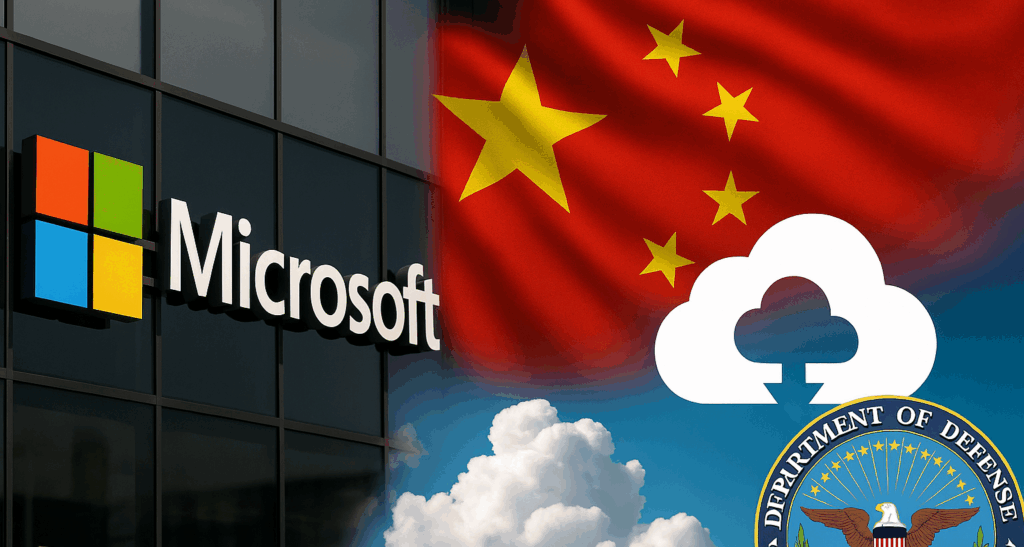 Microsoft interrompe il supporto tecnico da ingegneri cinesi per i contratti cloud militari USA