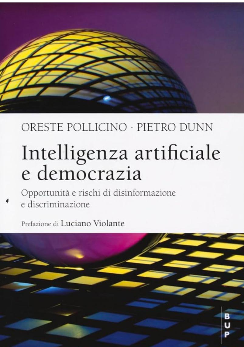 IF-Libri. Oreste Pollicino presenta il volume “Intelligenza artificiale e democrazia”