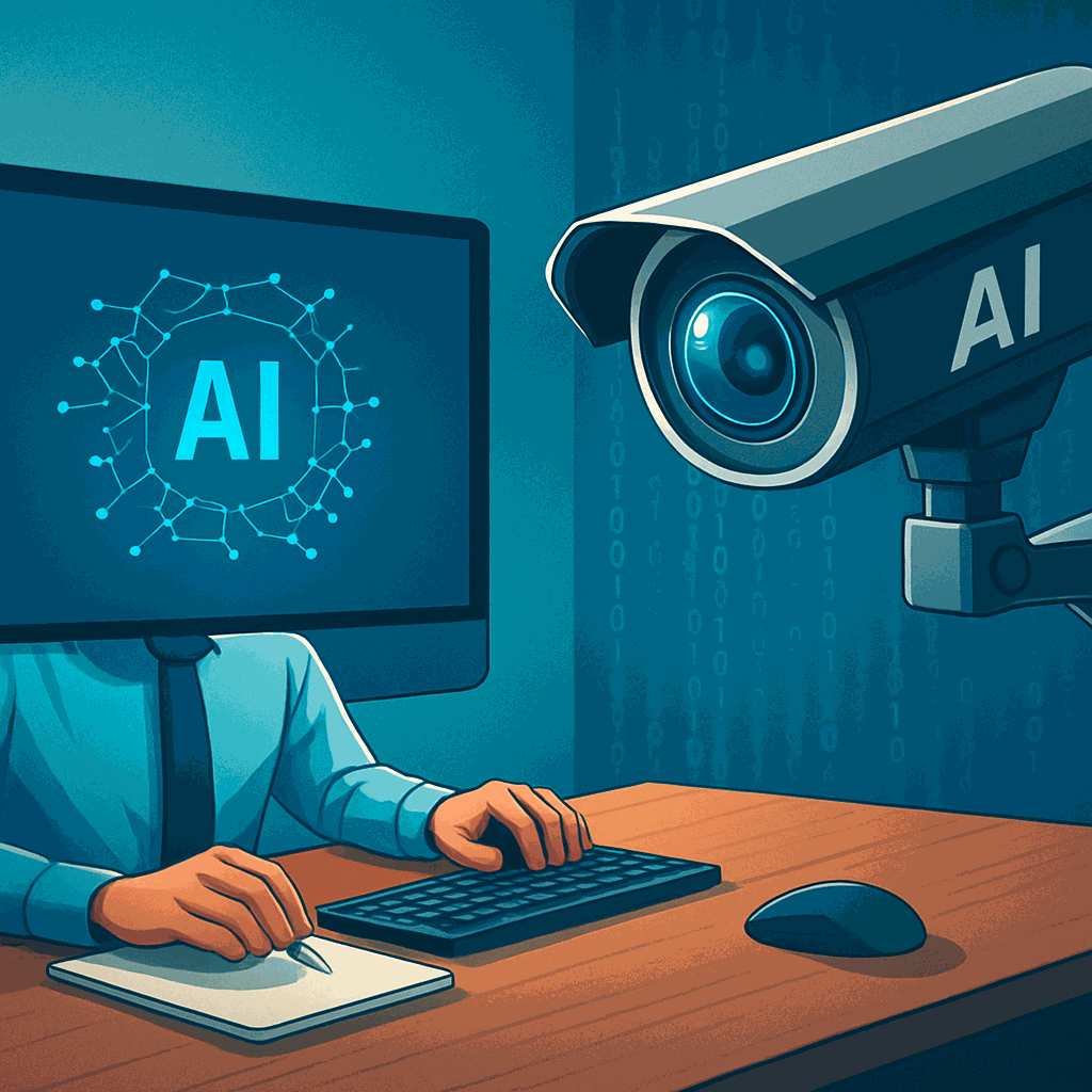 AI al lavoro compagno digitale o sorvegliante silenzioso?