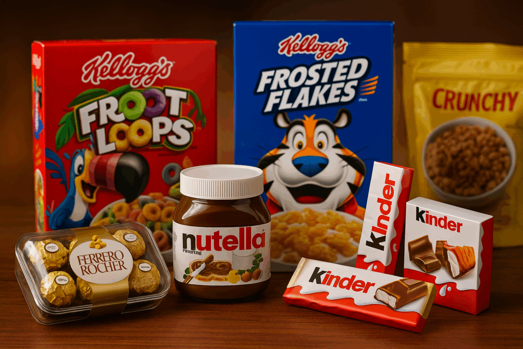 Ferrero tratta l’acquisizione di WK Kellogg per 3 miliardi di dollari: strategia di espansione e diversificazione nel mercato USA