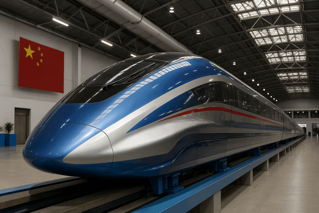 La Cina presenta il treno maglev da 600 km/h: innovazione ferroviaria e supremazia industriale nel trasporto terrestre ad altissima velocità