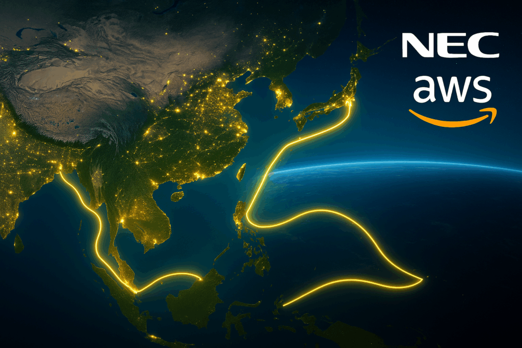 Infrastrutture digitali strategiche: Singtel e NEC costruiranno un nuovo cavo sottomarino tra Asia ed Estremo Oriente