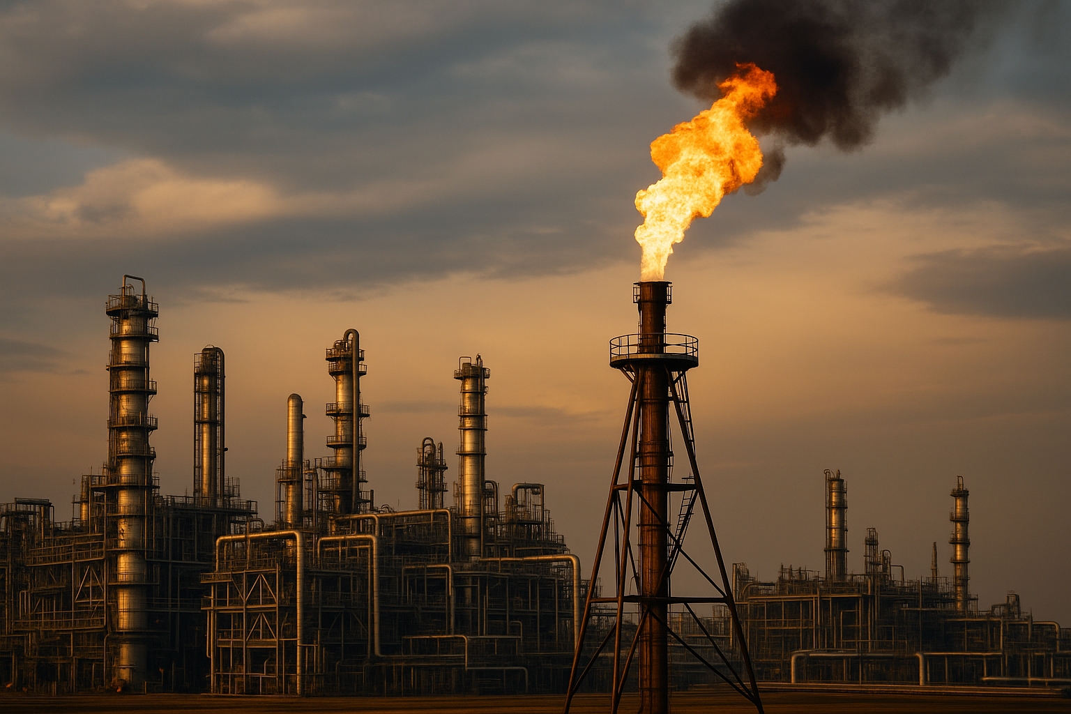 Crisi della petrolchimica europea: costi, concorrenza e declino strategico