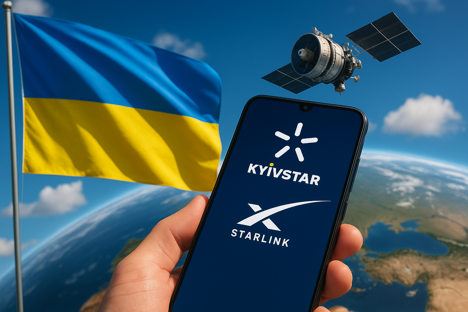 Ucraina prima nazione in Europa con servizi mobili Starlink: rivoluzione con Kyivstar e SpaceX
