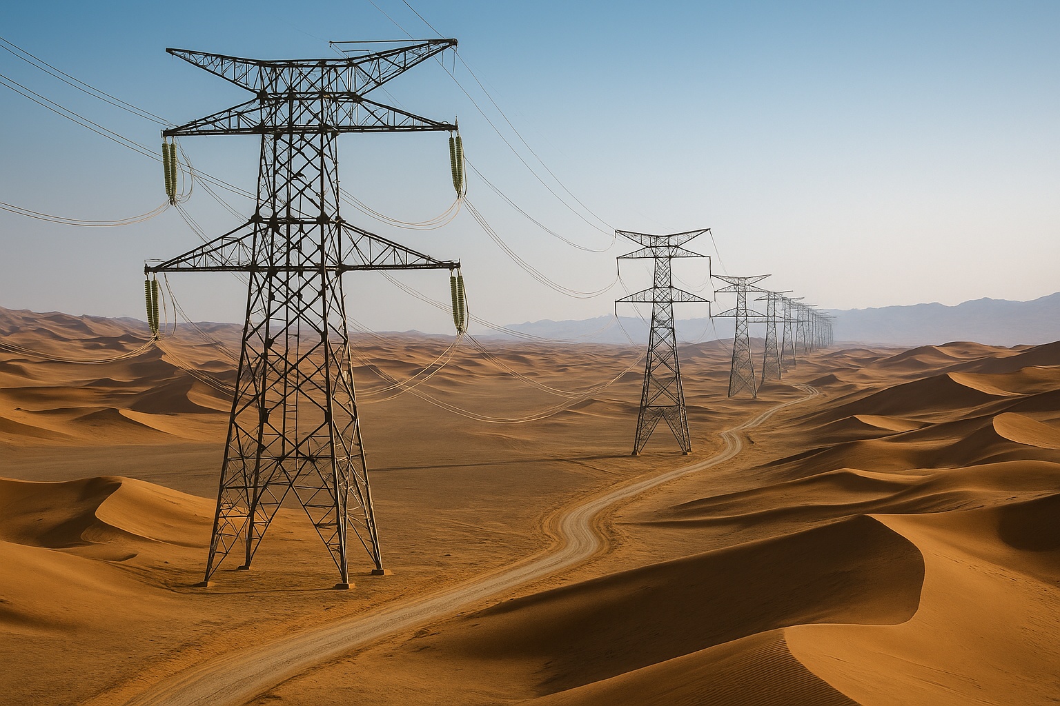 Energia nel deserto: la Cina completa l’anello ad alta tensione intorno al Bacino del Tarim