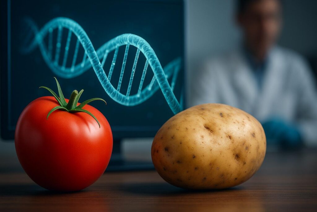 Origini genetiche del tubero: scoperto l’incrocio evolutivo tra pomodoro e patata