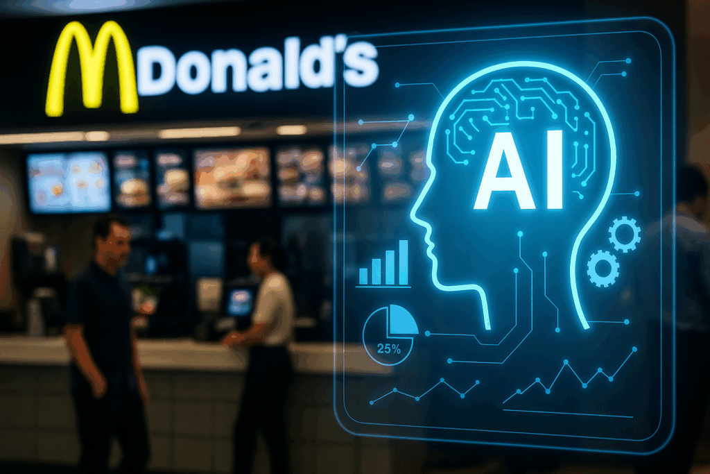 McDonald’s investe sull’intelligenza artificiale: India nuovo hub strategico globale