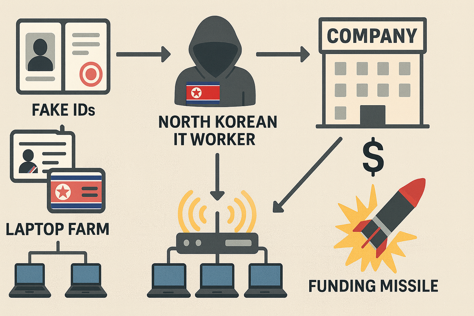 Cybersecurity: come i programmatori nordcoreani aggirano i controlli globali per finanziare il regime