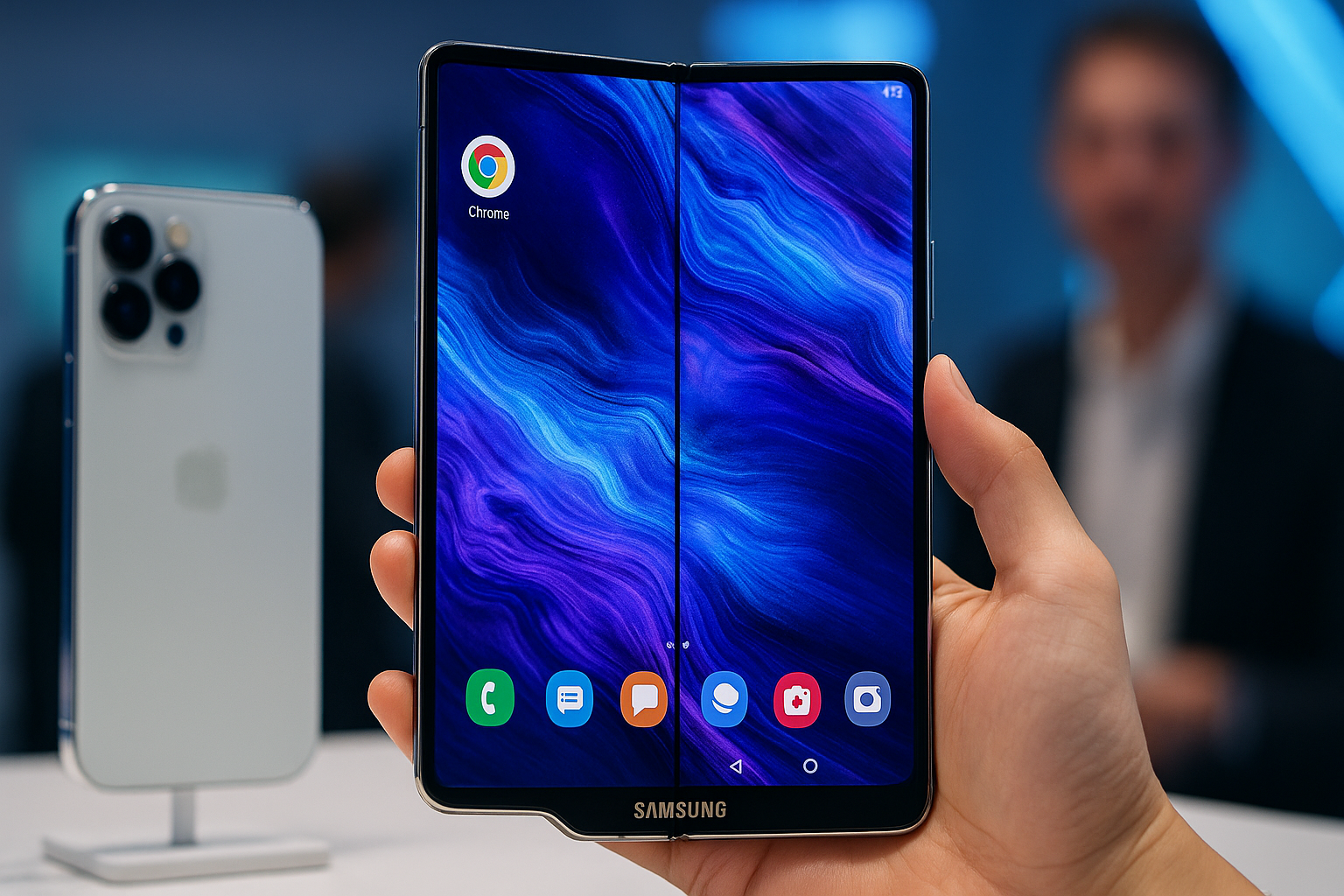 Samsung sfida Apple negli Stati Uniti: la rivoluzione degli smartphone pieghevoli e il futuro del mercato globale