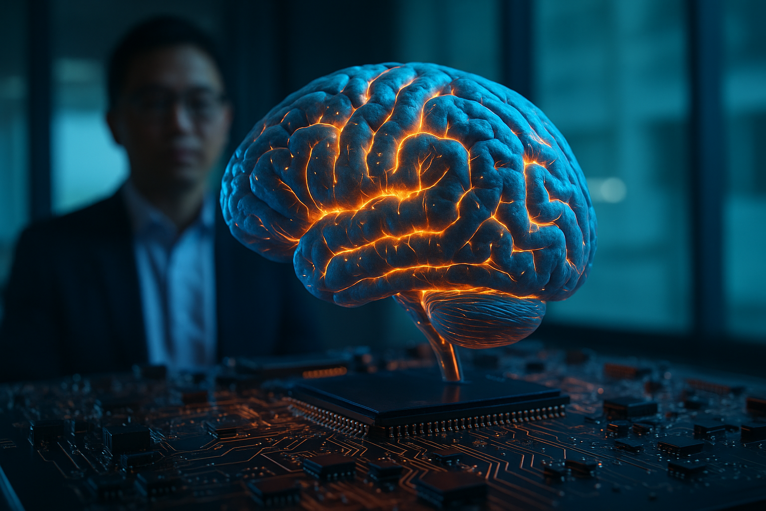 Pechino lancia l’AI “cerebrale”: meno chip, più potenza