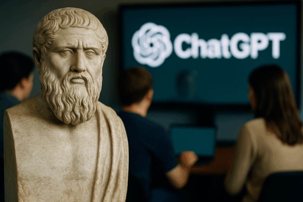 ChatGPT e l’enigma di Platone: apprendimento simulato, simboli culturali e nuove frontiere dell’AI