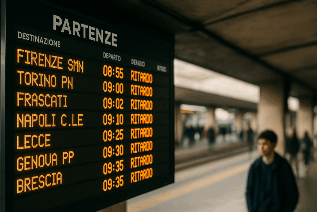 Alta Velocità? Più lenta che mai: benvenuti nel Paese dei treni in ritardo