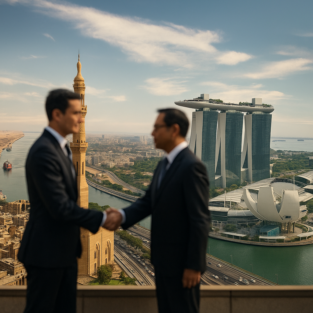 Singapore–Egitto, la nuova rotta del libero scambio tra Asia e Mediterraneo