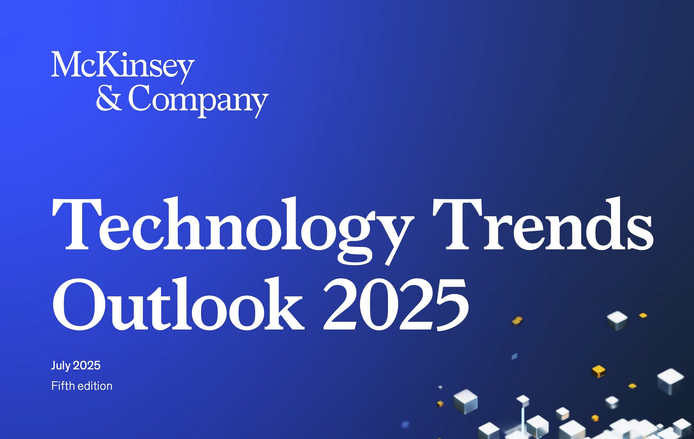 McKinsey Technology Trends Outlook 2025