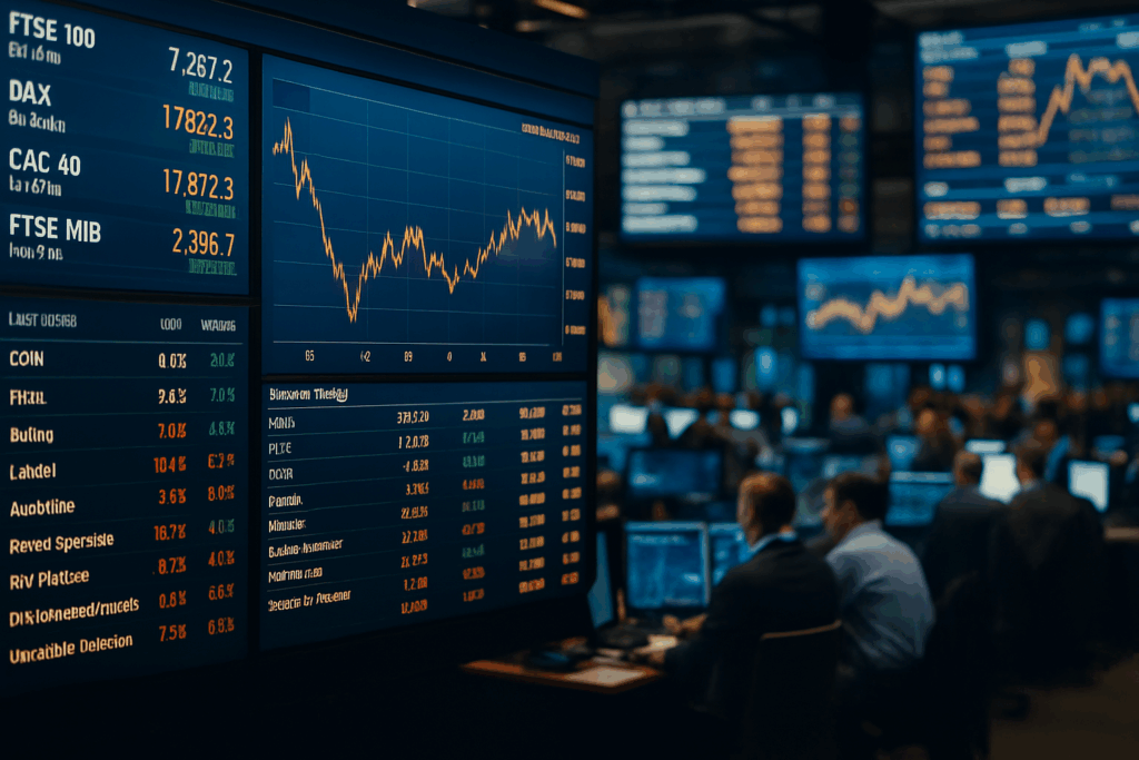 Apertura in flessione per i mercati europei: segnali di un nuovo ordine economico globale