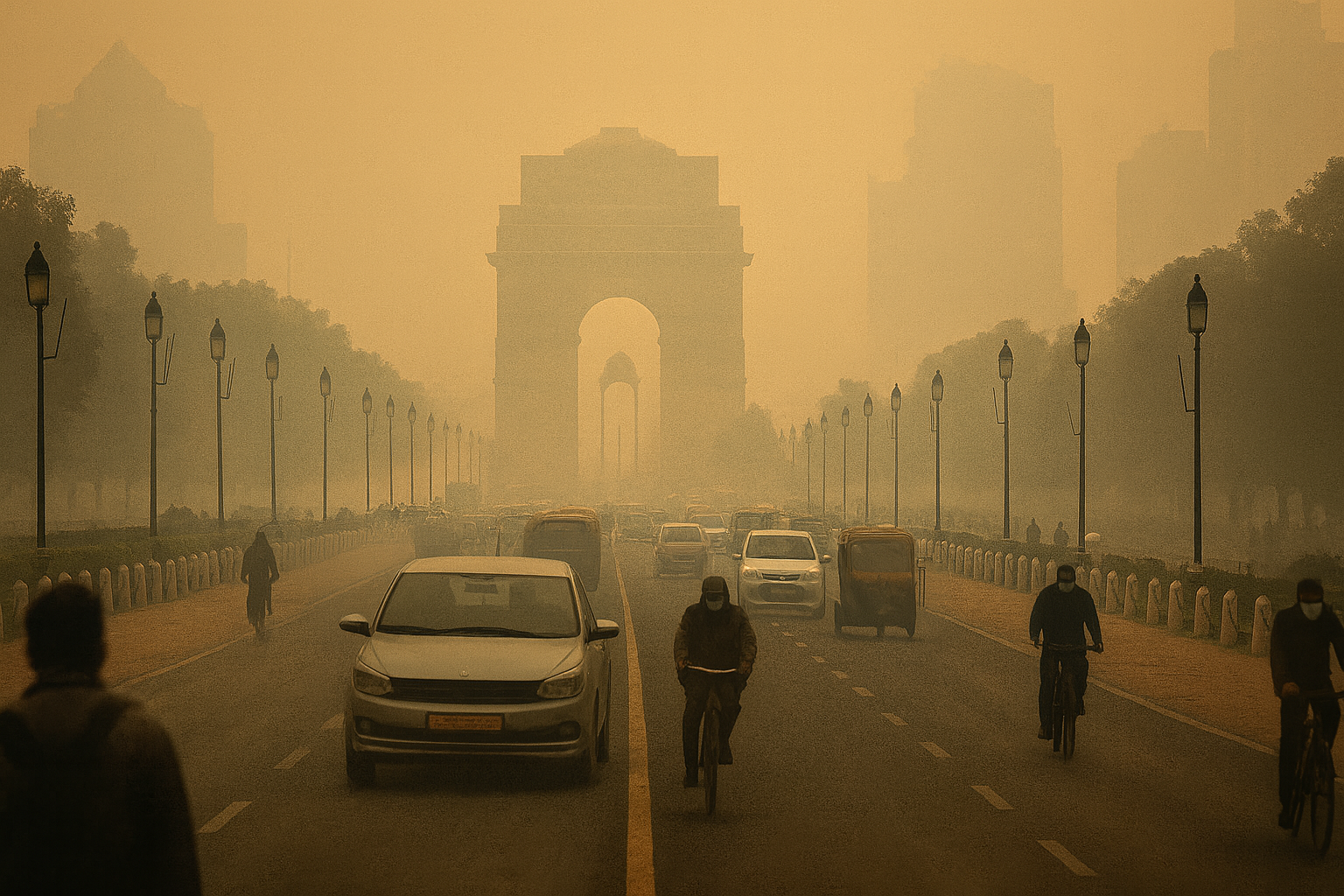 Il cielo avvelenato di Delhi: l’esperimento estremo per lavare l’aria