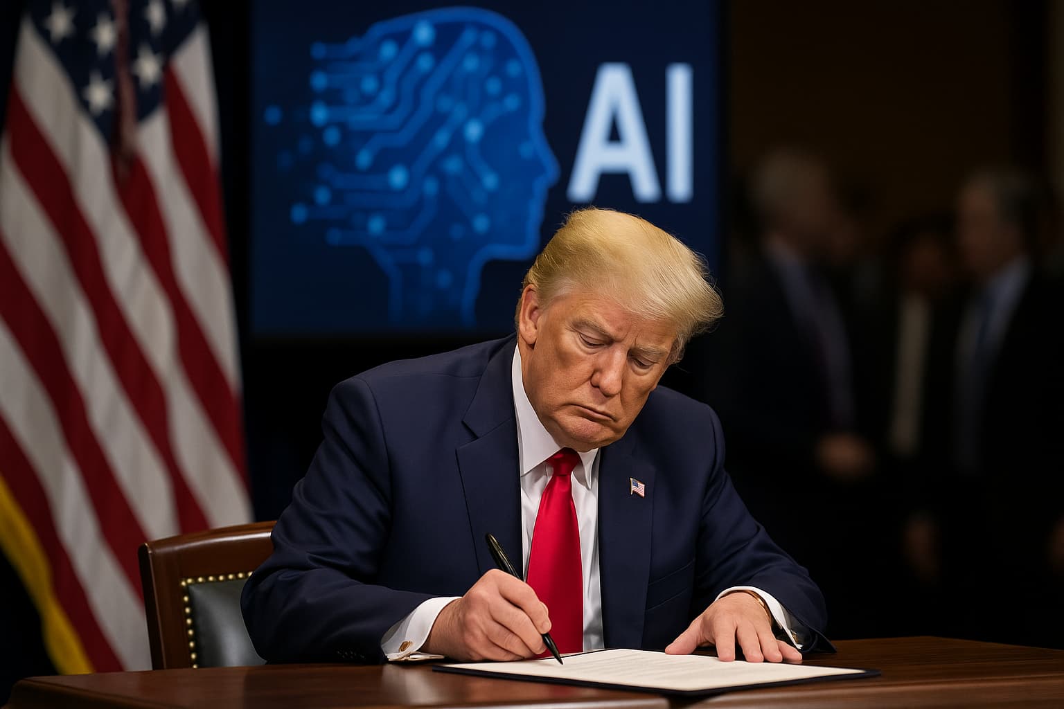 Washington frena sull’ordine esecutivo AI: la battaglia tra Casa Bianca e Stati entra nel vivo