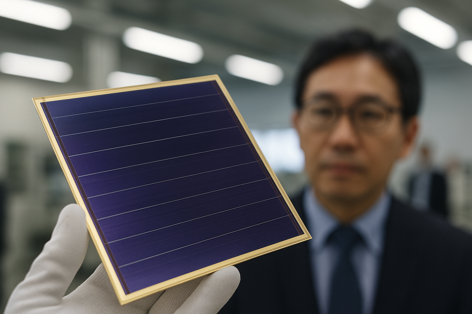 Giappone, Sharp scommette sulle celle solari perovskite-silicio