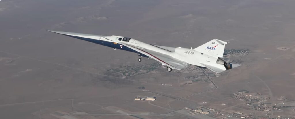 NASA X‑59: primo volo del supersonico che rivoluziona l’aviazione