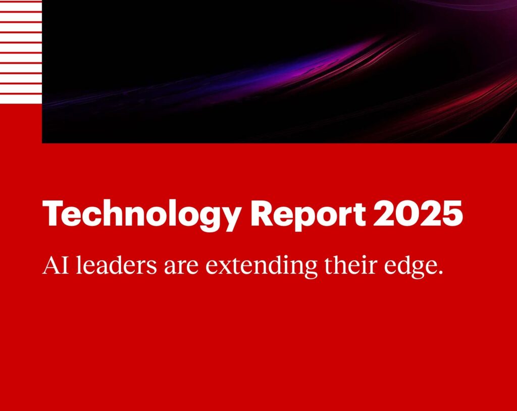 Technology Report 2025: AI leaders are extending their edge