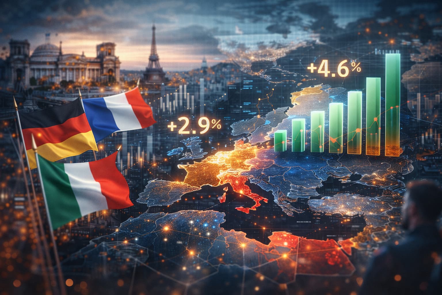 L&rsquo;economia dell&rsquo;Europa nel 2026: arrivano buone notizie, in chiaroscuro per&ograve; per l&rsquo;Italia
