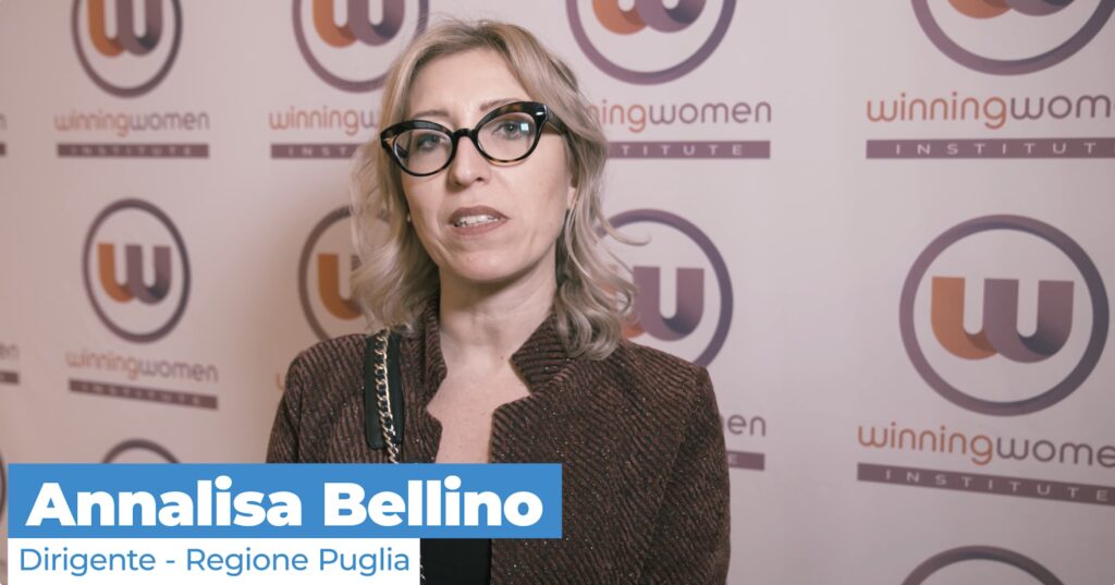Parità di genere. Dichiarazioni di Annalisa Bellino (Regione Puglia)