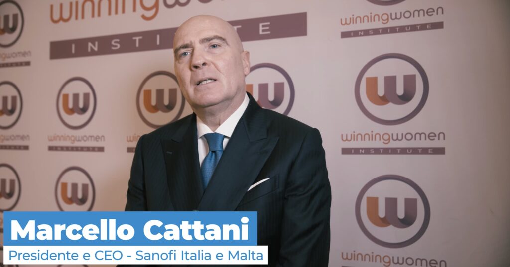 Parità di genere. Dichiarazioni di Marcello Cattani (Sanofi)